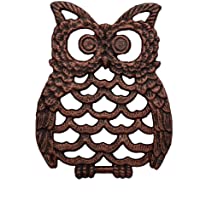 Búfalo de Hierro Fundido Trébedes–Trébedes Decorativo para la encimera o la Mesa de Comedor Vintage- Cooper- diseño…